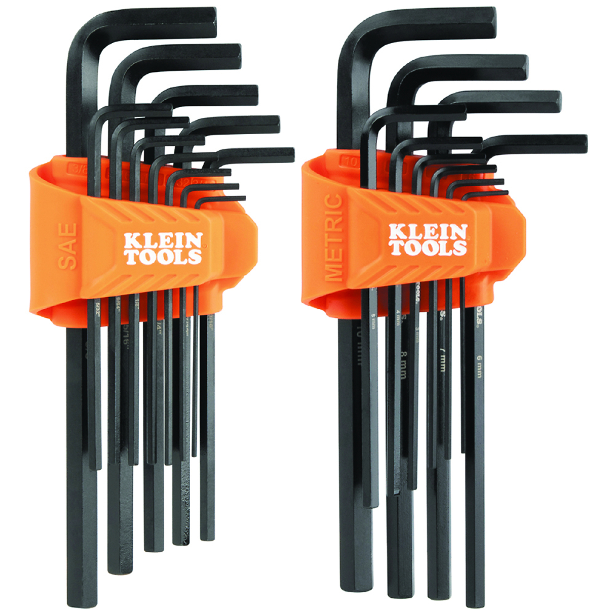 Klein Tools, L-Style Long Hex Key Set, SAE and Metric, 22-Piece, Pieces (qty.) 22 Model# LS22